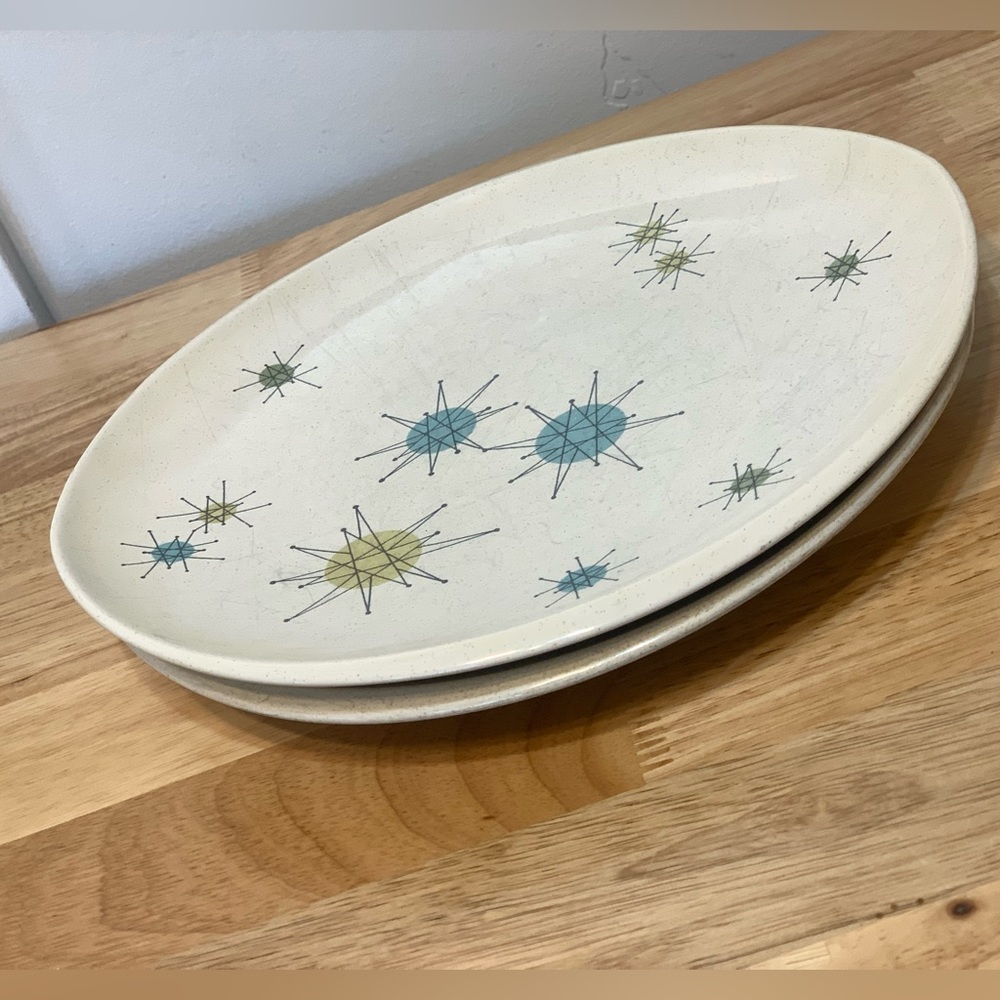 Vintage MCM Franciscan Starburst Dinner Plates